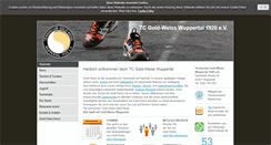 Desktop Screenshot of gold-weiss-wuppertal.de