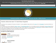Tablet Screenshot of gold-weiss-wuppertal.de